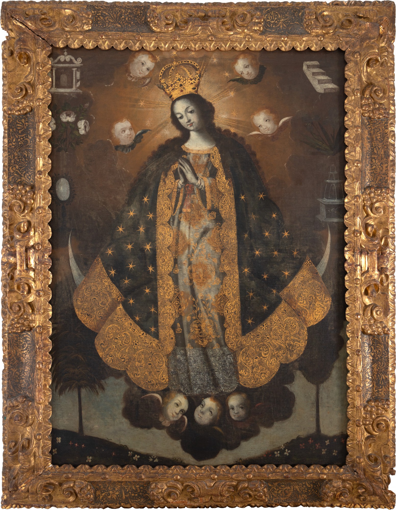 Escola Cusquenha - Nossa Senhora da Imaculada Conceição