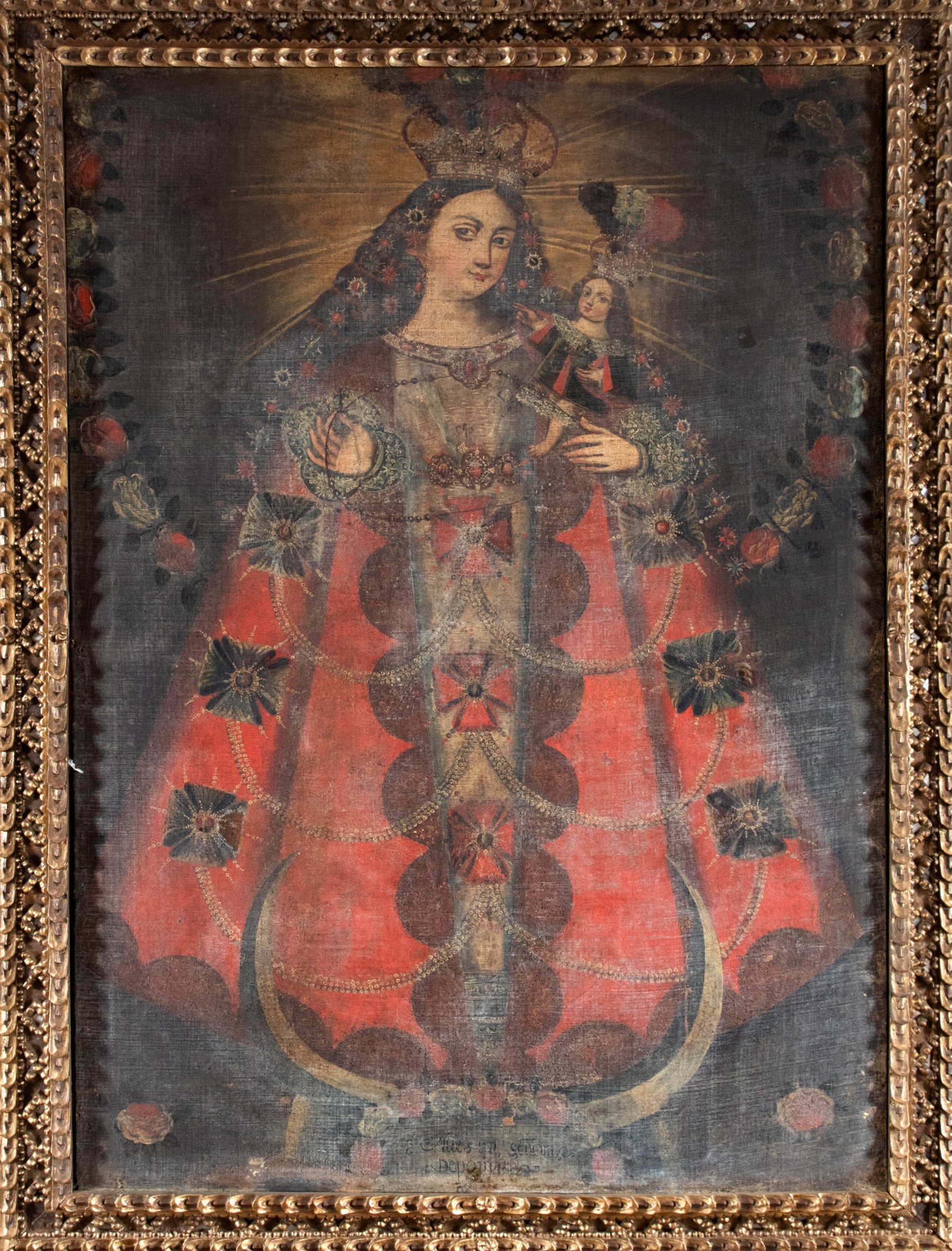 Escola Cusquenha - Nossa Senhora do Rosário de Pomata
