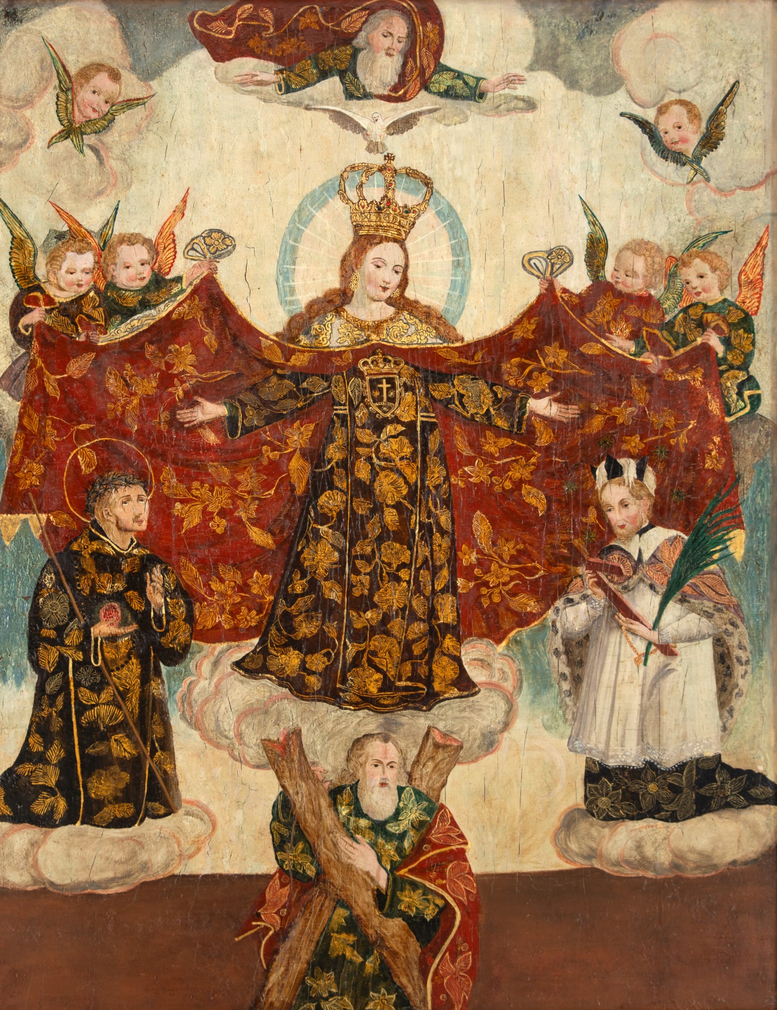 Escola Cusquenha - Nossa Senhora Mãe da Igreja