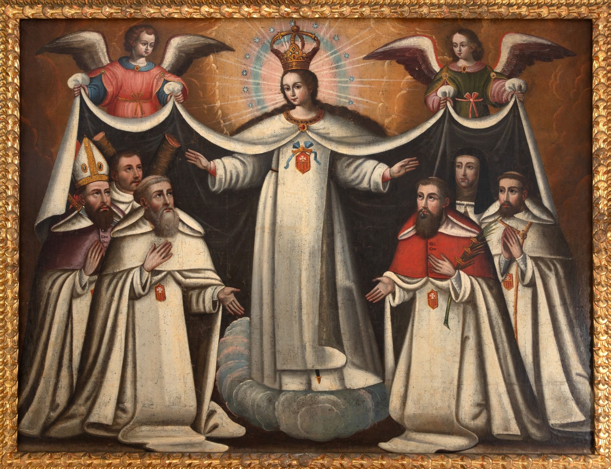 Escola Cusquenha - Pintura Hispano Americana. Nossa Senhora das Mercês
