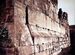 Felix Bonfils - Mur Cyclopean, Baalbek