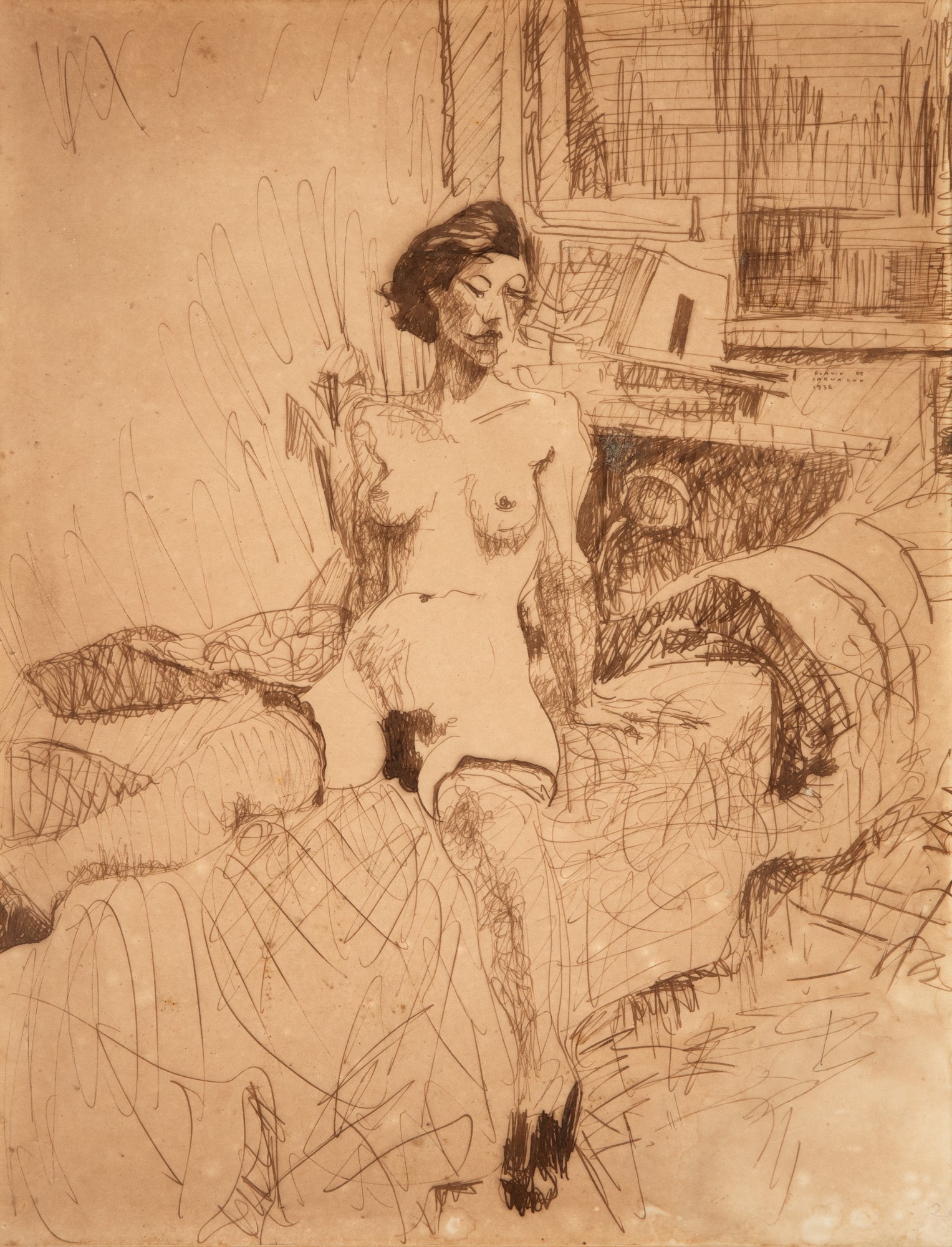 Flavio de Carvalho - Nú Feminino