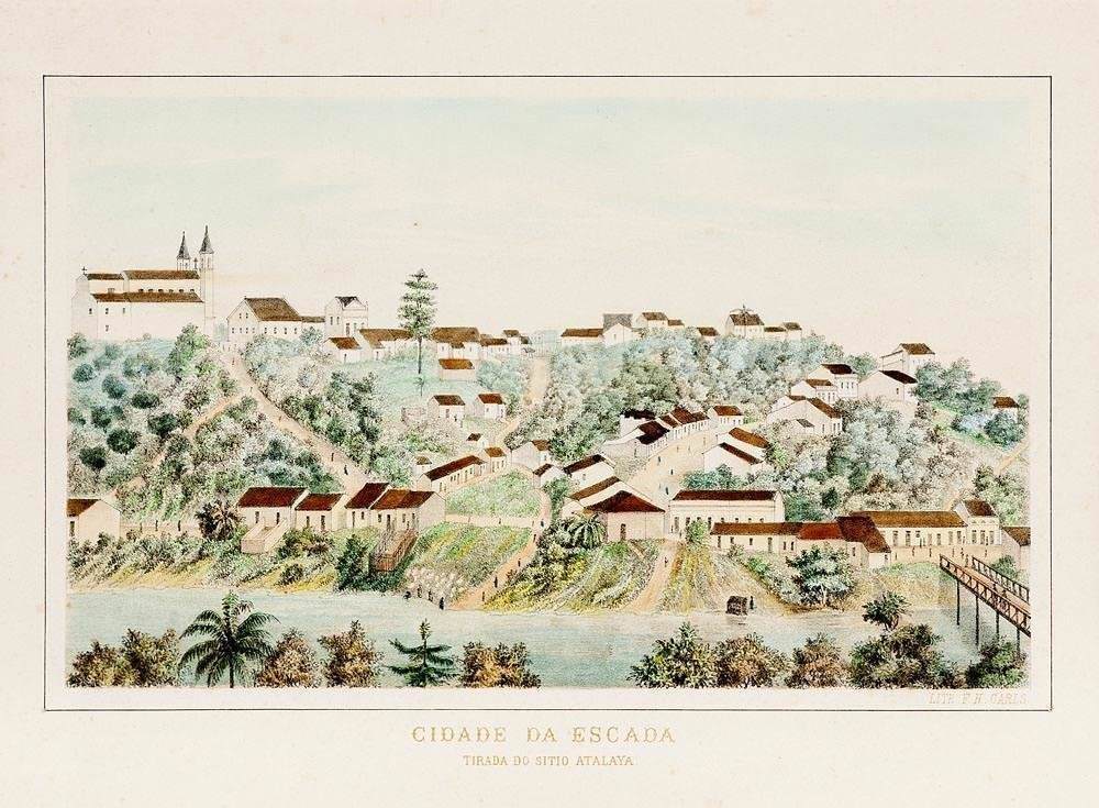 Francisco Henrique Carls - CIDADE DA ESCADA (TIRADA DO SÍTIO ATALAYA)