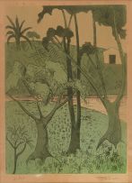 Francisco Rebolo - Paisagem com Casa