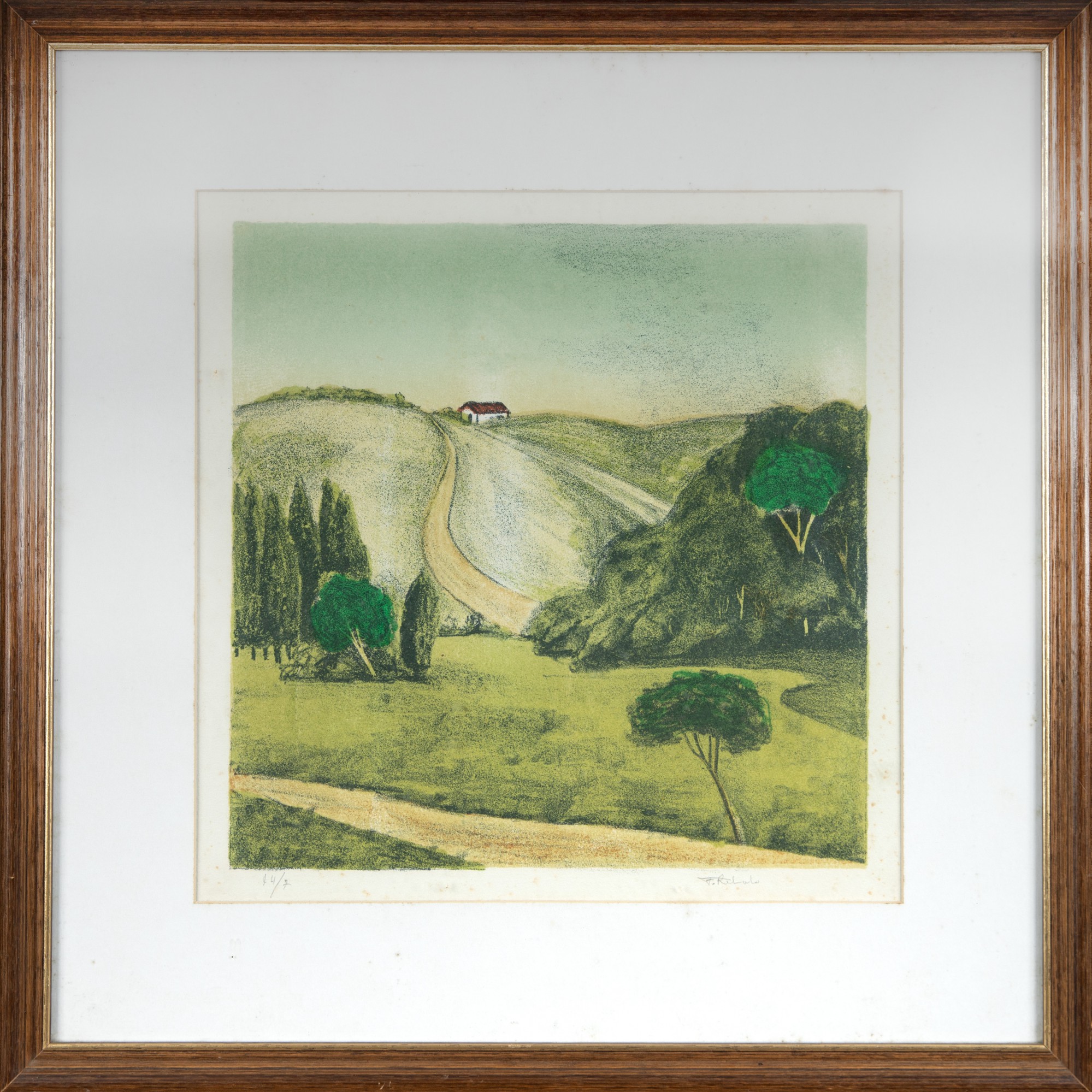 Francisco Rebolo - Paisagem com Casa