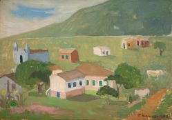 Francisco Rebolo - Piasagem com Casarios