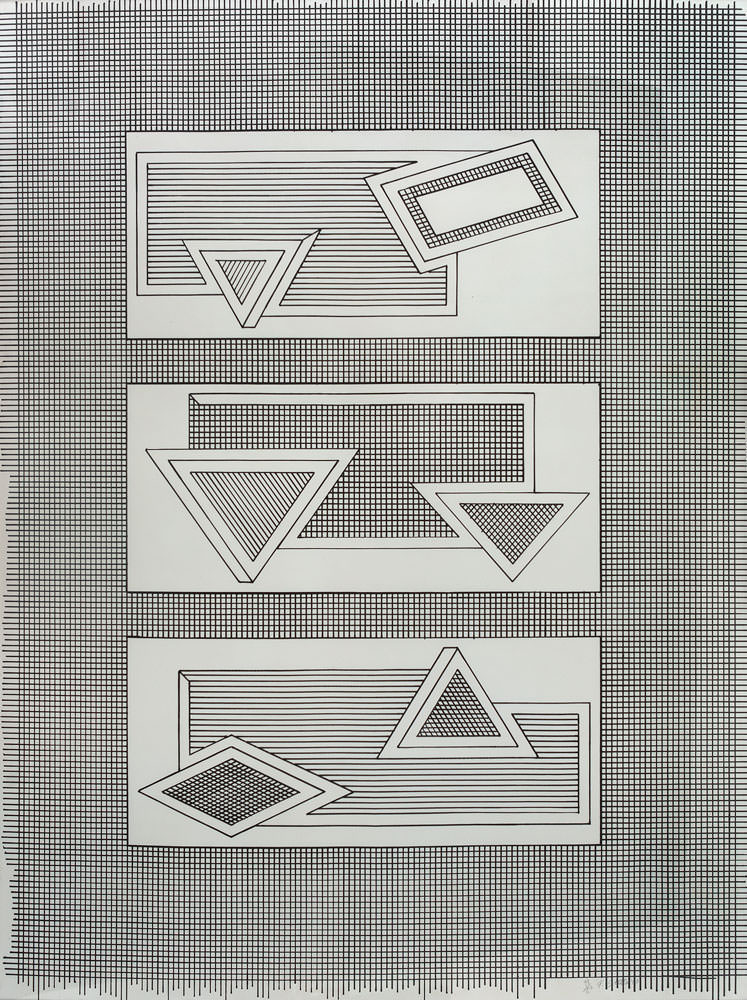 Frank Stella - Grid Stack