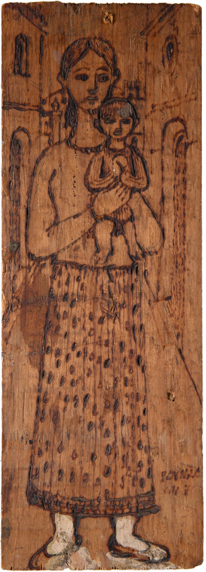 Fulvio Pennacchi - Figura feminina com criança