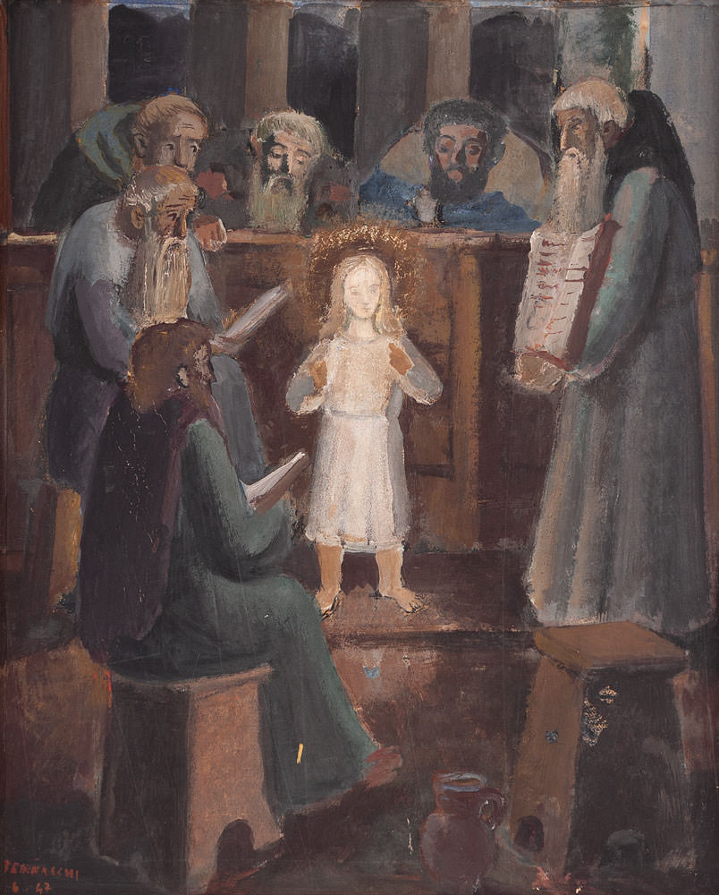 Fulvio Pennacchi - Jesus com os Doutores da Lei