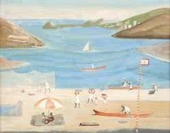Fulvio Pennacchi - Marinha com Pescadores