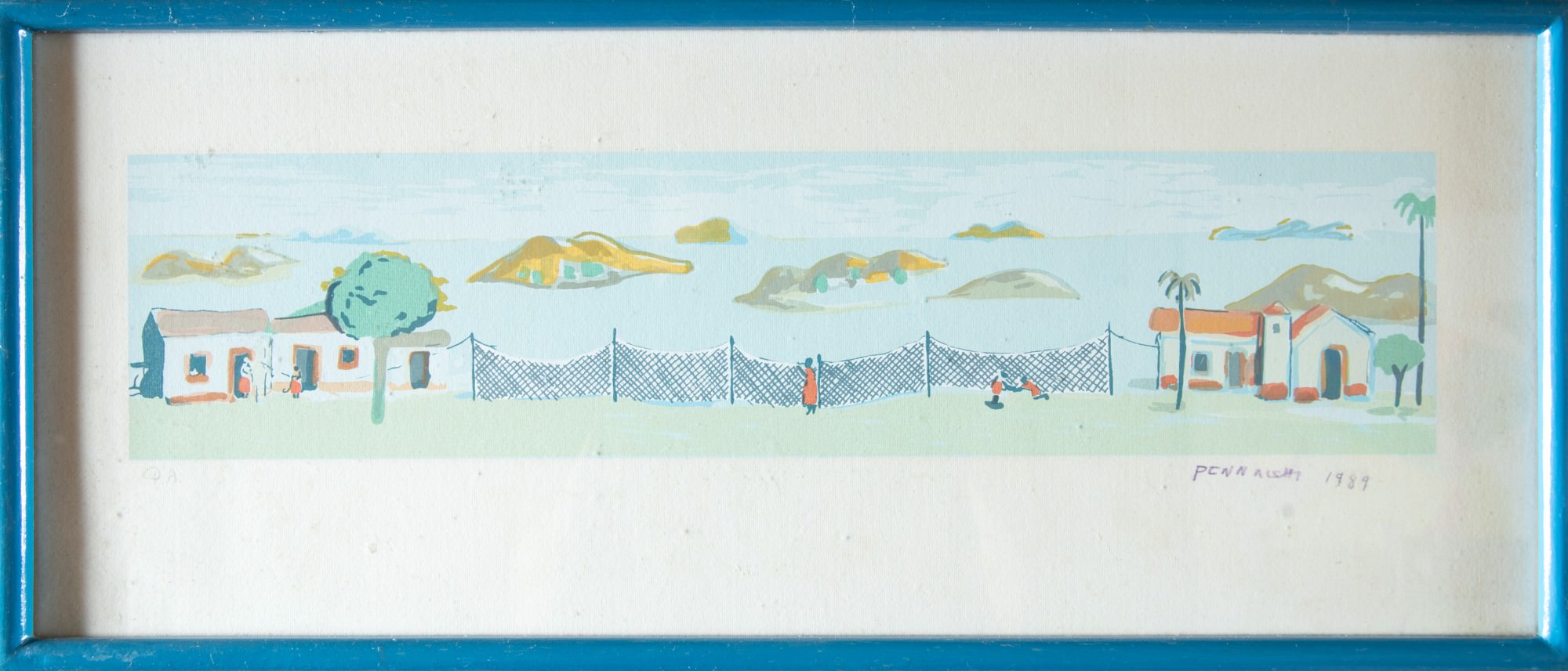 Fulvio Pennacchi - Marinha com Rede e Capela