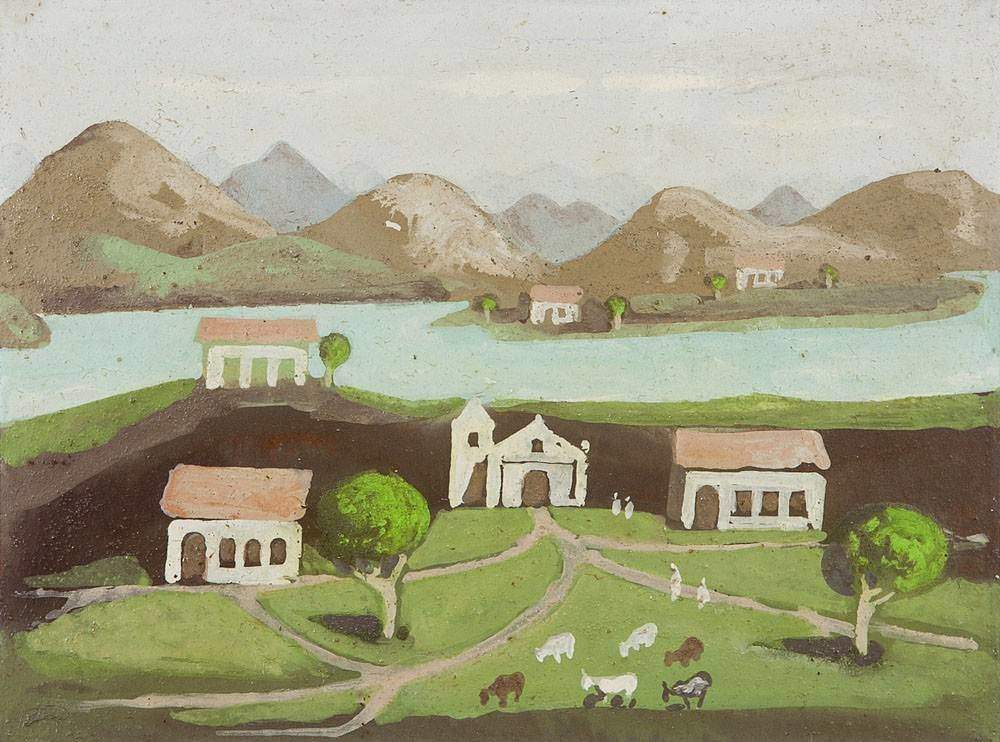 Fulvio Pennacchi - Paisagem com Montanha ao Fundo