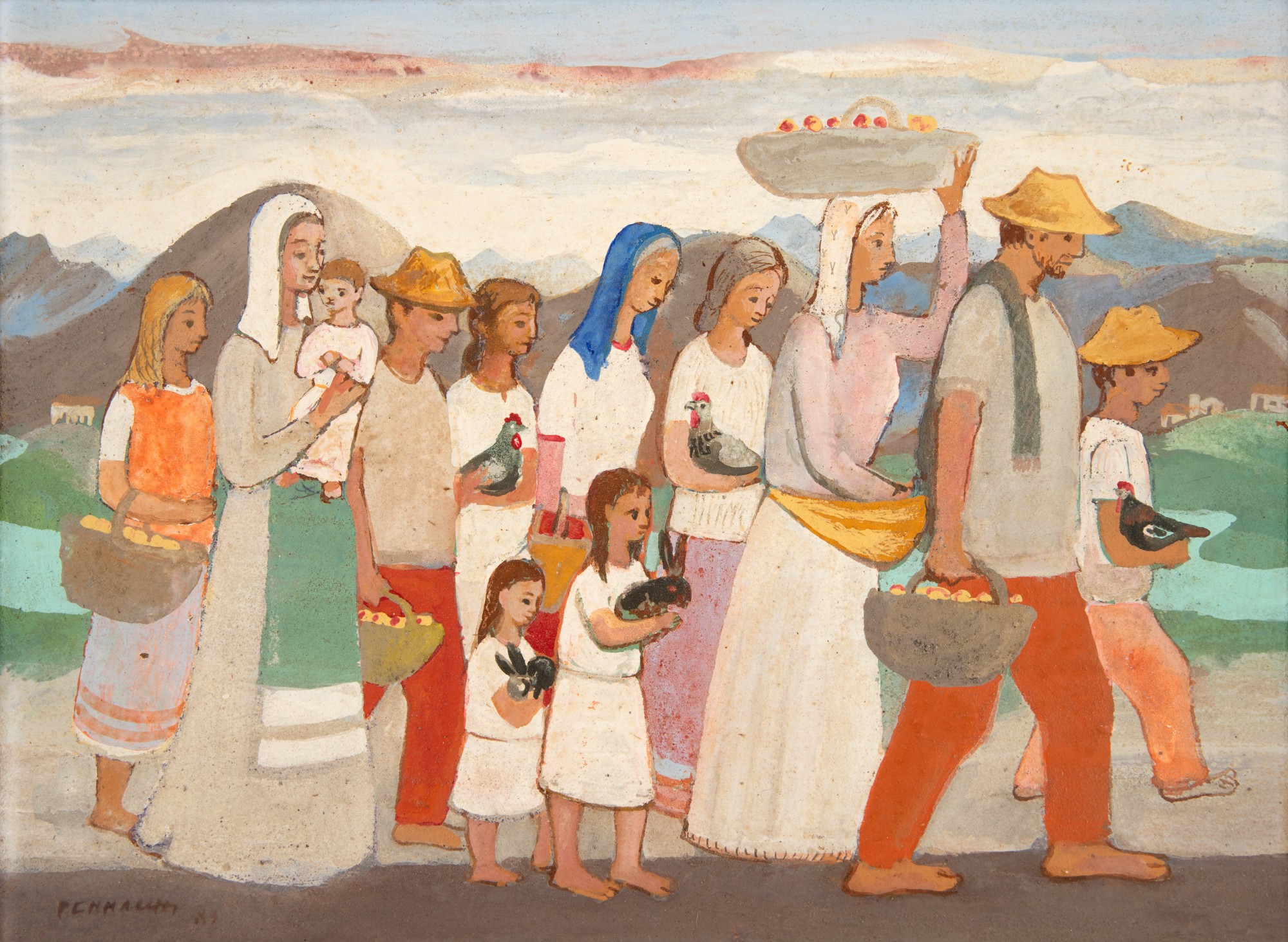 Fulvio Pennacchi - Retirantes