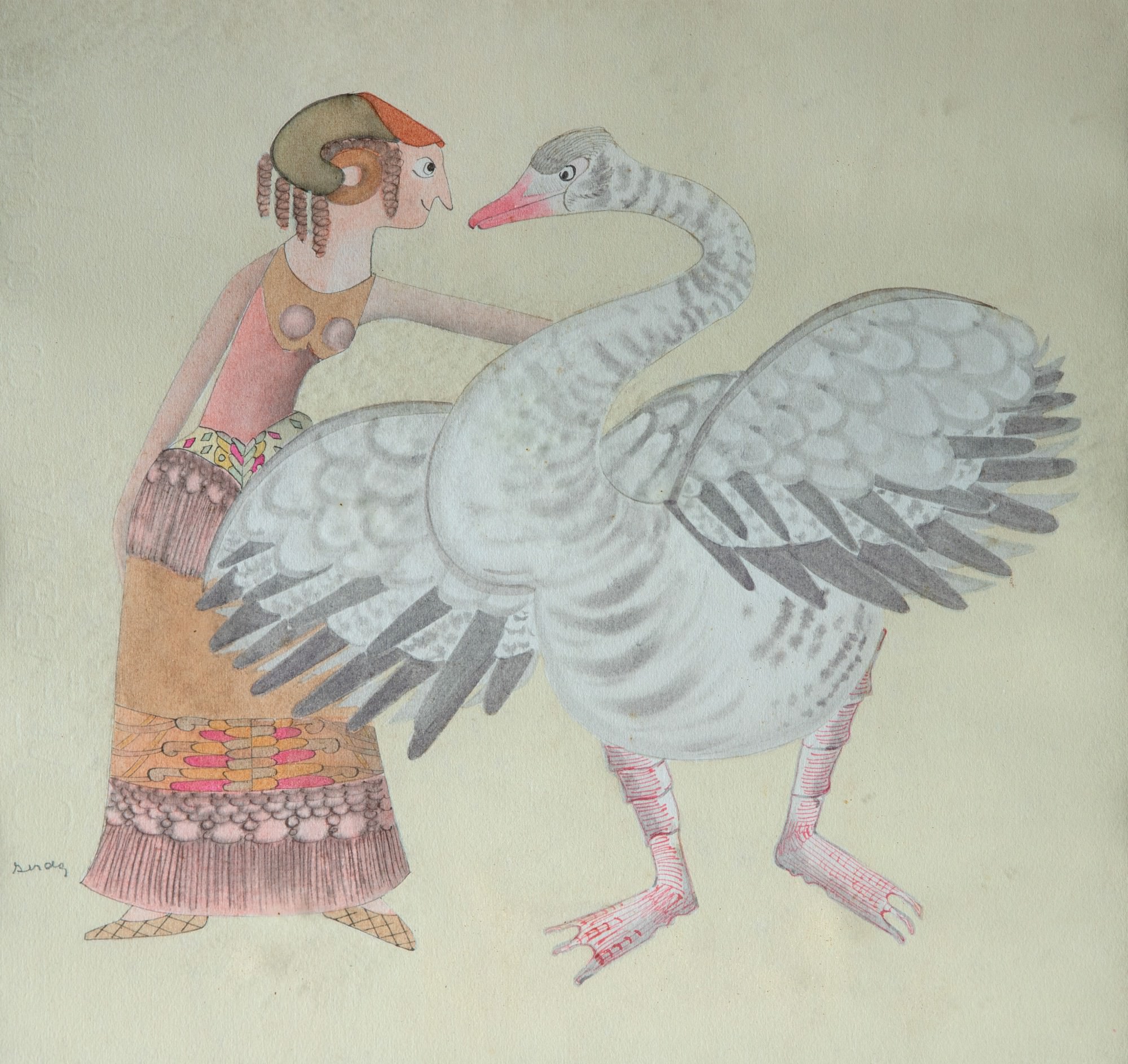 Gerda Brentani - Leda e o Cisne