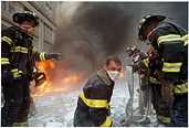 Gilles Peress - Bombeiros no World Trade Center