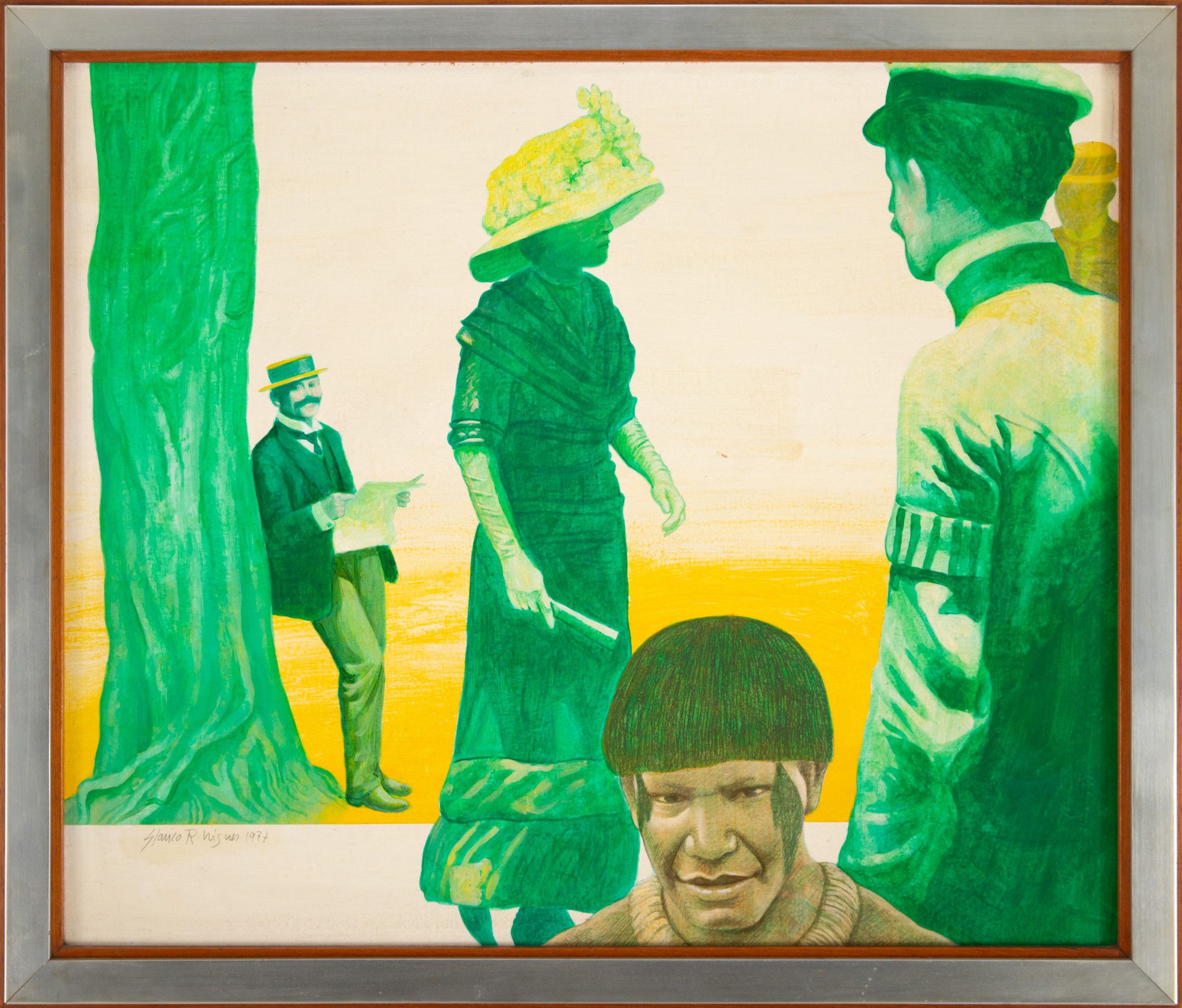 Glauco Rodrigues - A República Velha - Da Série: Aquarela do Brasil