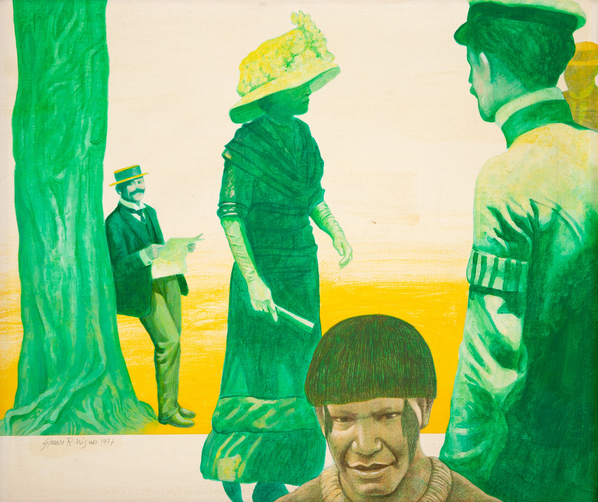 Glauco Rodrigues - A República Velha - Da Série: Aquarela do Brasil