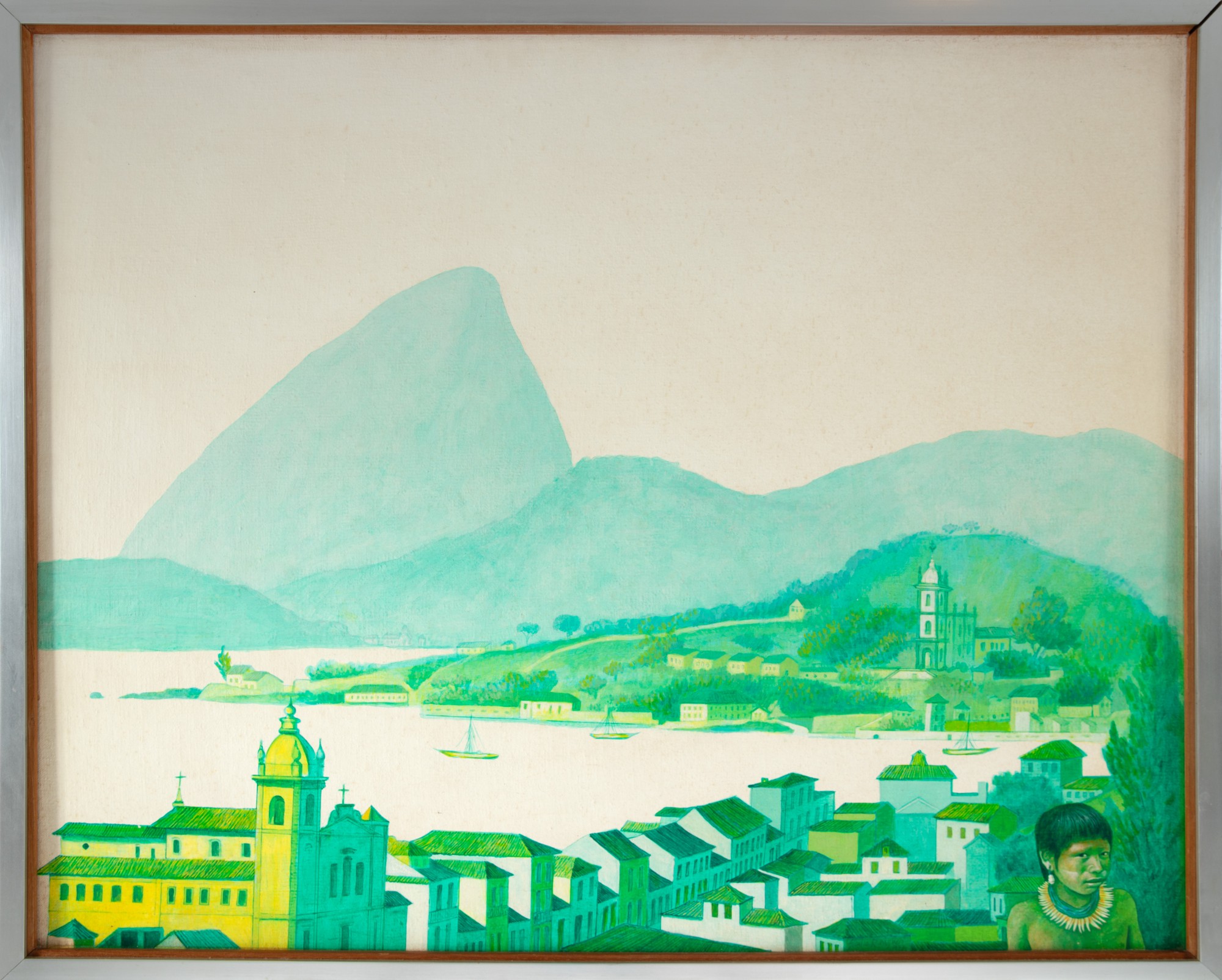 Glauco Rodrigues - No Segundo Reinado - Panorama da Cidade do Rio de Janeiro 1855