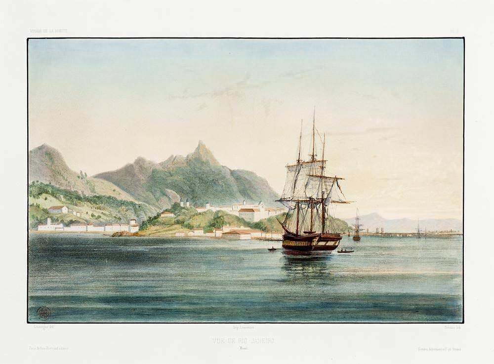 H. De Bougainville, E. B. De La Touanne - VISTA DO RIO DE JANEIRO