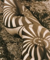 Herb Ritts - Nude With Shadows, Front View