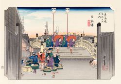 Hiroshige - Nihonbashi - The 53 Stages of Tõkaidõ Series