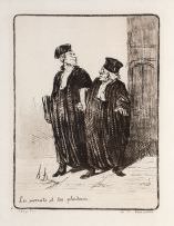 Honore Daumier - Les Advocaten Gens de Justice