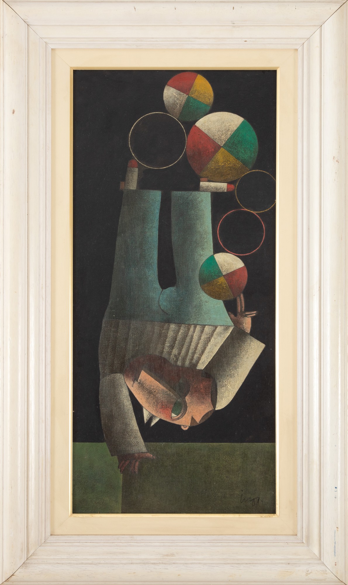 Inos Corradin - Equilibrista, 3 Argolas e 3 Bolas