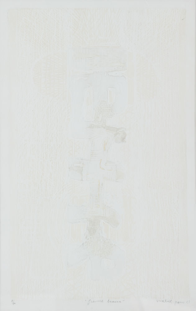 Isabel Pons Iranzo - Gravura Branca