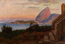 J. Baptista - Entrada da Baía de Guanabara vista do Outeiro da Glória