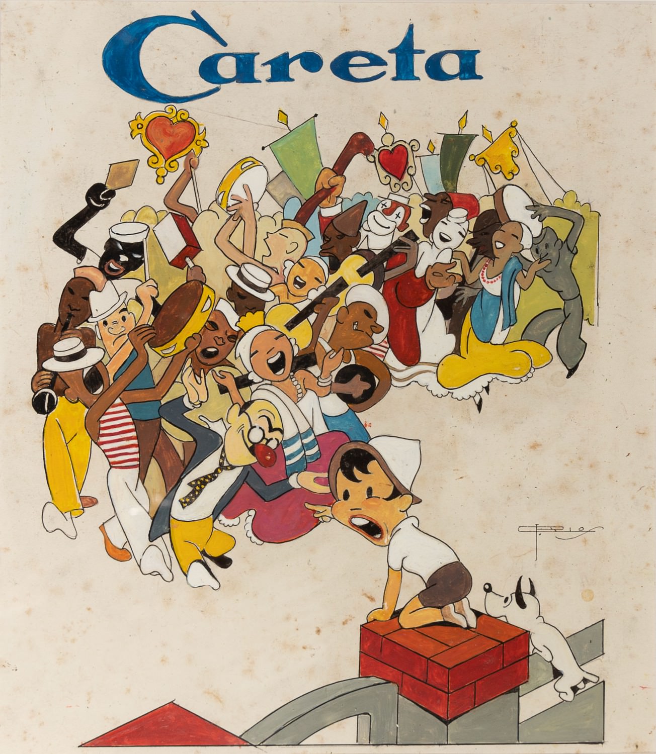 J. Carlos - Careta (Capa Revista)
