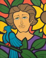 Januário - Figura com Pássaro