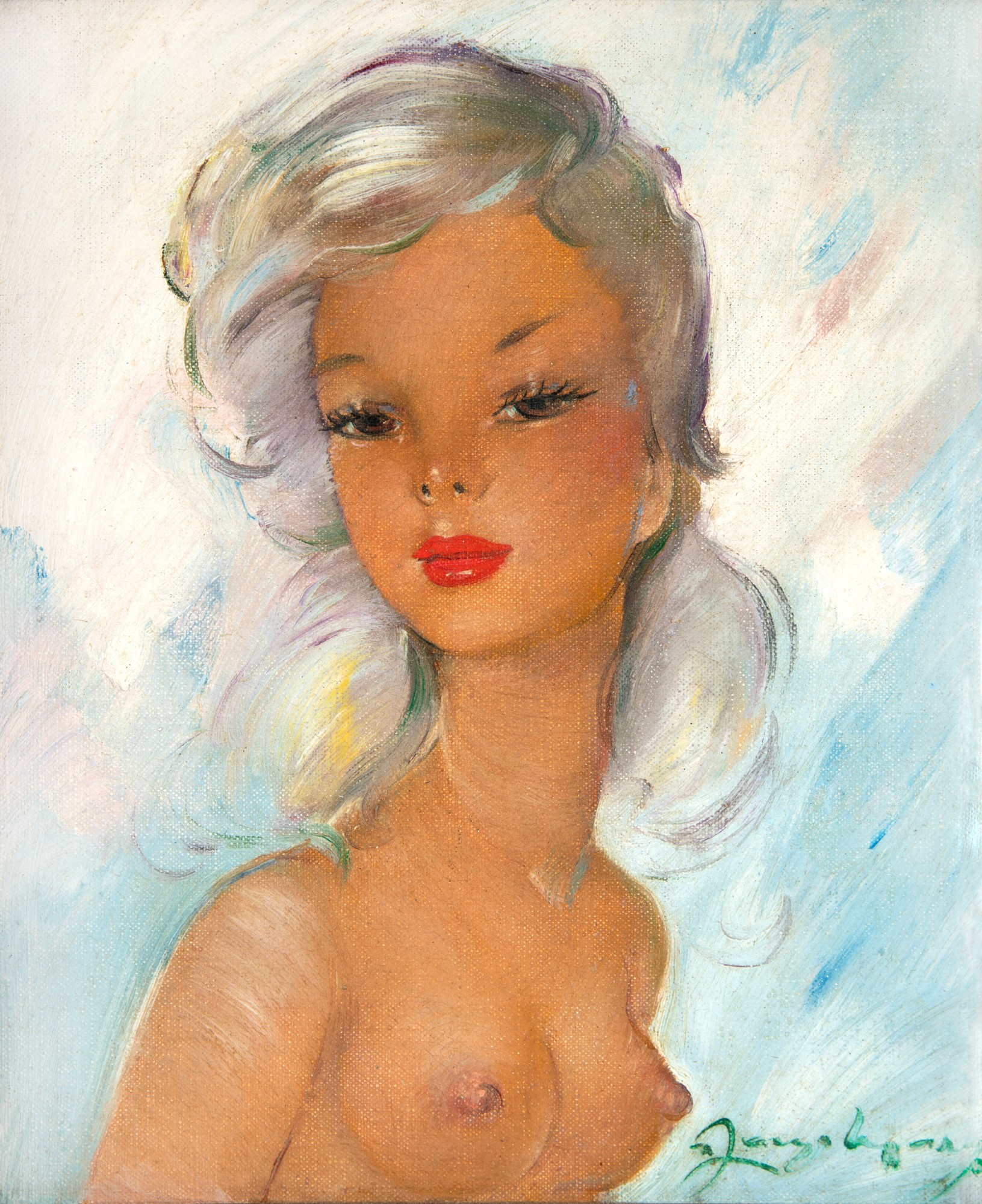 Jean - Gabriel Domergue - Busto Feminino