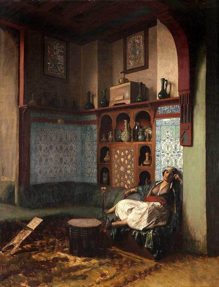 Jean-Léon Gérôme - Interior Árabe