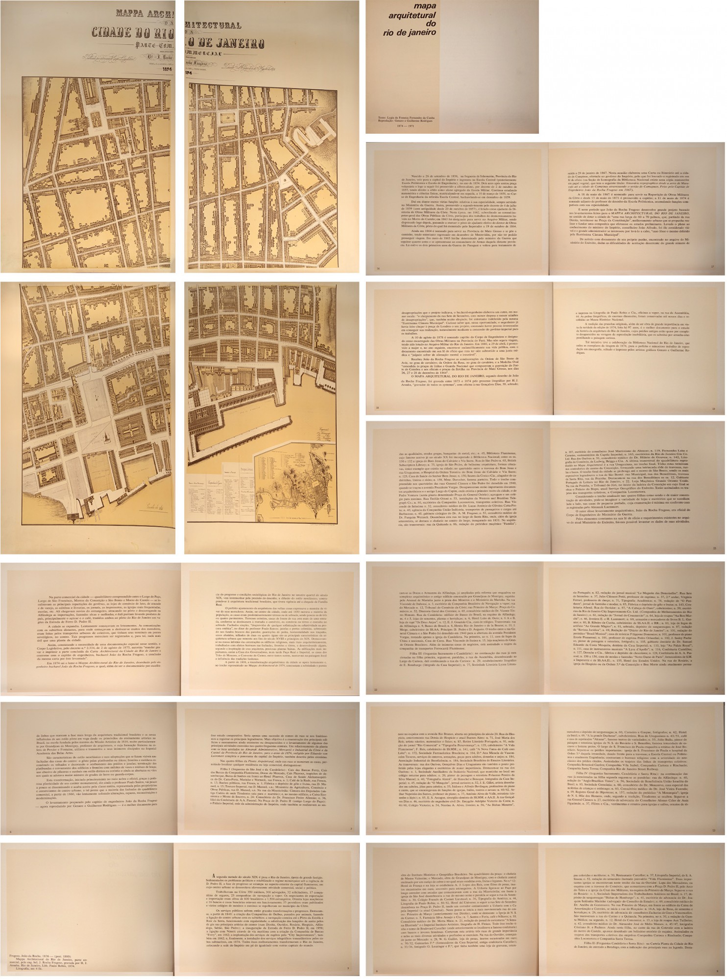 João Da Rocha Fragoso - Mapa Arquitetural do Rio de Janeiro