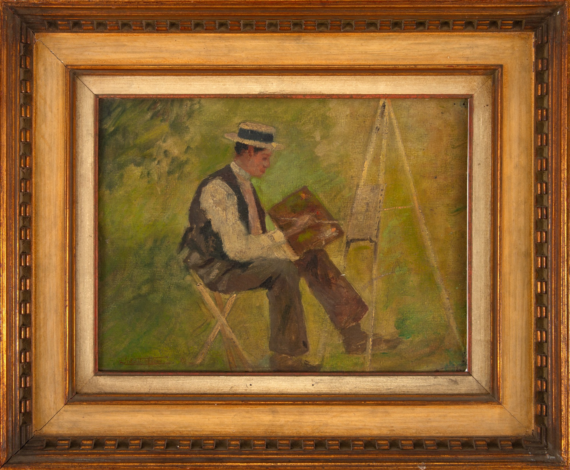 João Timotheo Da Costa - Retrato de Arthur Pintando
