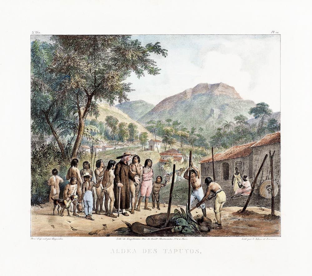 Johann Moritz Rugendas - ALDEIA DOS TAPUYOS