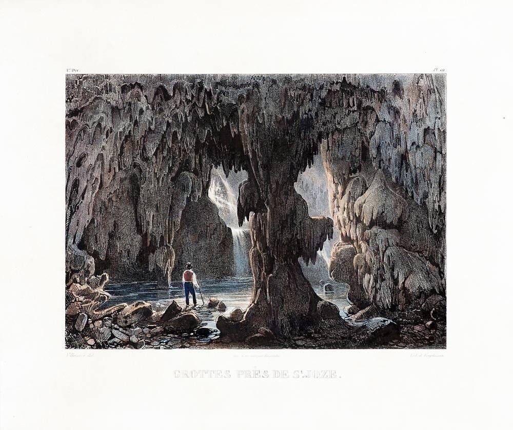 Johann Moritz Rugendas - GROTTES PRÈS DE S. JOZE