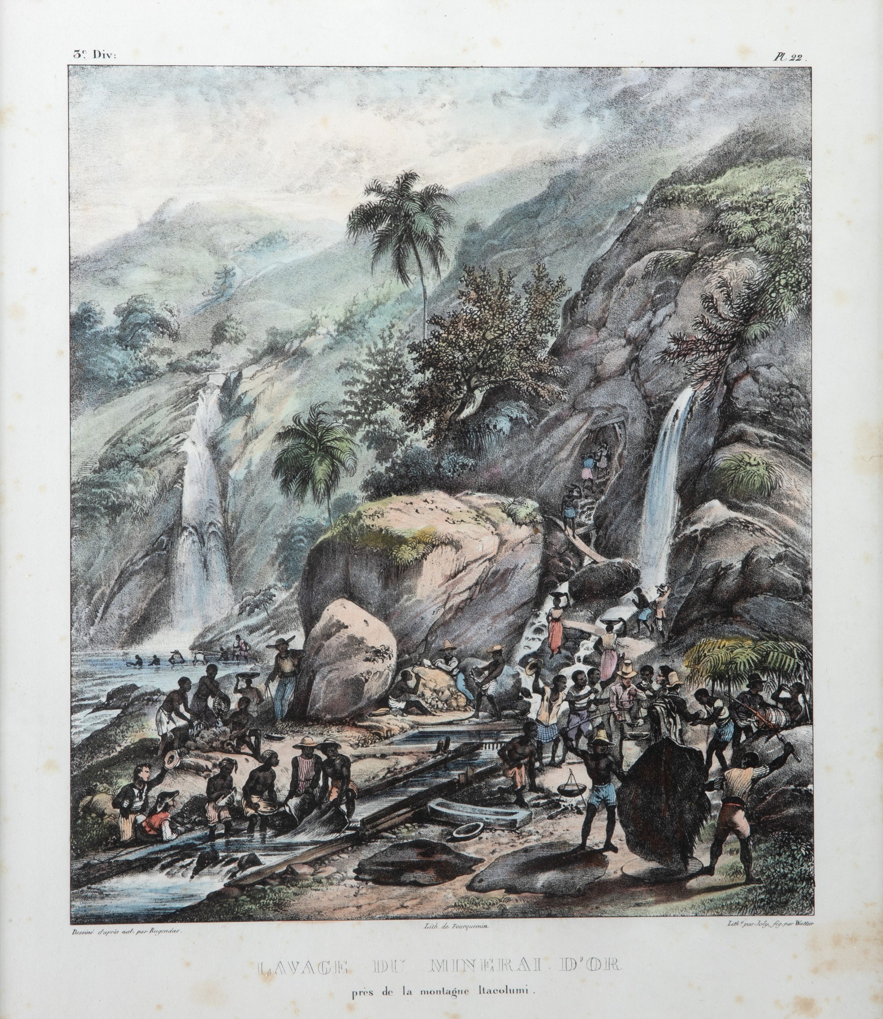 Johann Moritz Rugendas - D‘or Mineral Washing