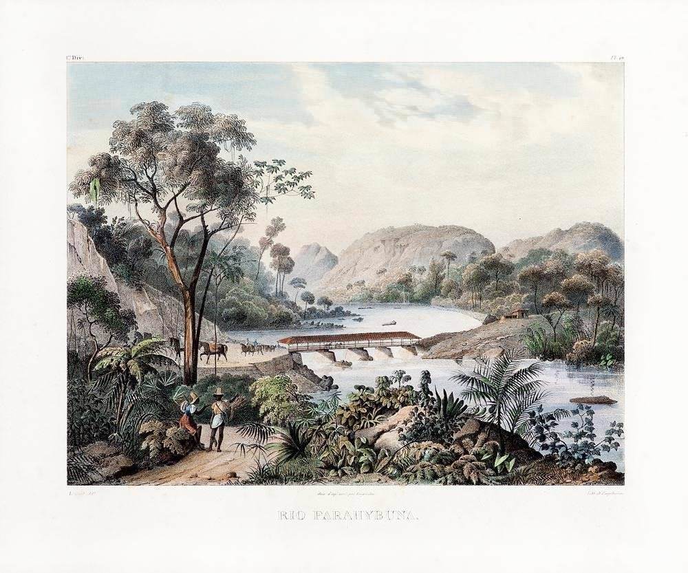 Johann Moritz Rugendas - RIO PARAYBUNA