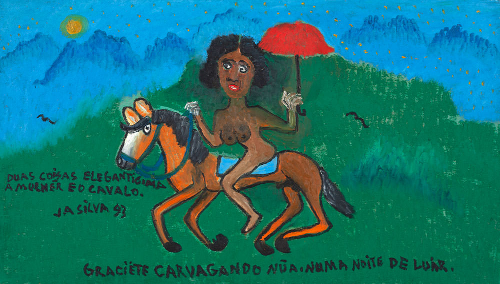 José Antônio da Silva - Graciete Cavalgando Nua Numa Noite de Luar