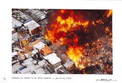 Lalo De Almeida - Incêndio na Favela da Avenida Zachi Narchi, São Paulo