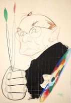 Lan (Lanfranco Vaselli) - Retrato de Portinari