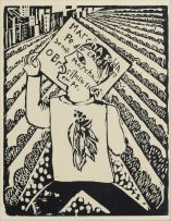 Lasar Segall - Ilustração para Poema de Manoel Bandeira "Ponta de Trilho"