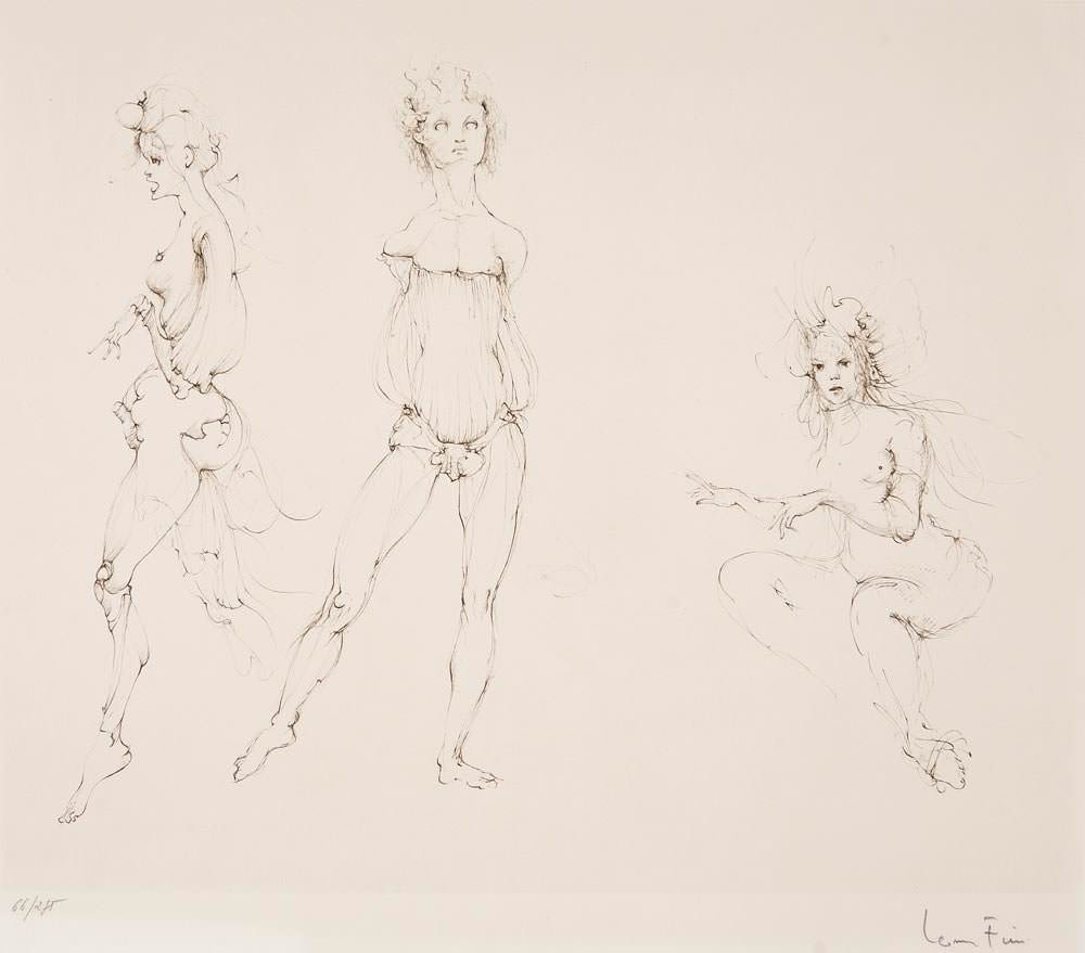 Leonor Fini - Três Mulheres