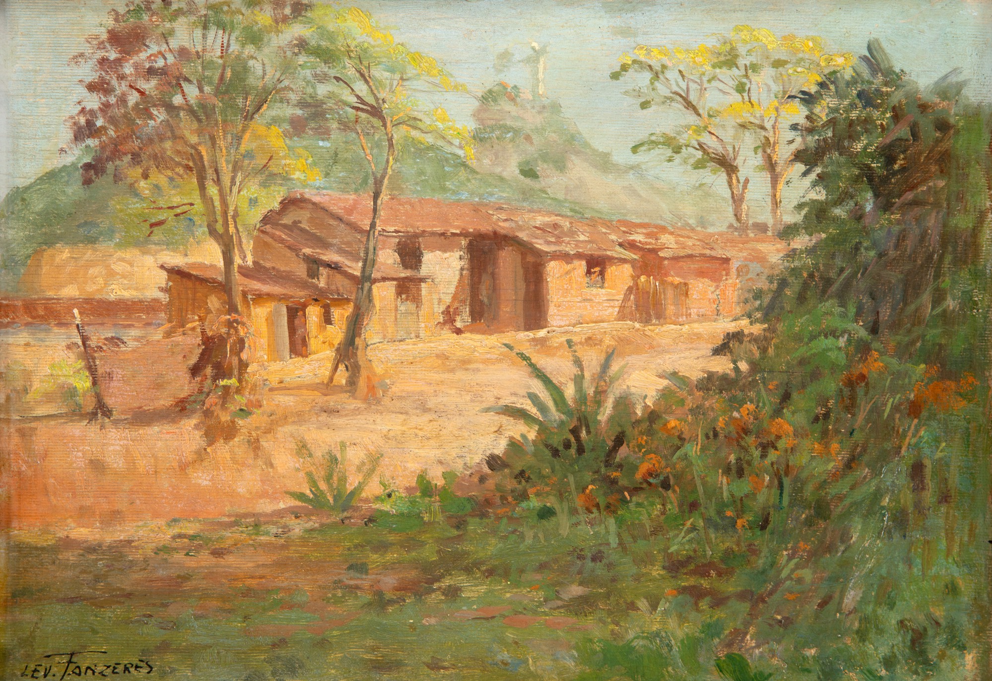 Levino Fanzeres - Paisagem com Casa
