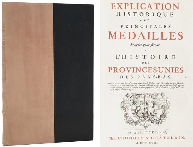 Livro - Explication Historique des Principales Medailles  Frapées pour servir A Histoire des Provinces - Unies des Pays - Bas