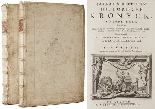 Livro - Historische Kronyck - Leyde par Pierre van AA