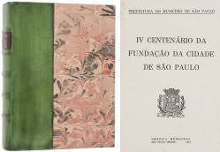 Livro - IV CENTENÁRIO DA FUNDAÇÃO DA CIDADE DE SÃO PAULO