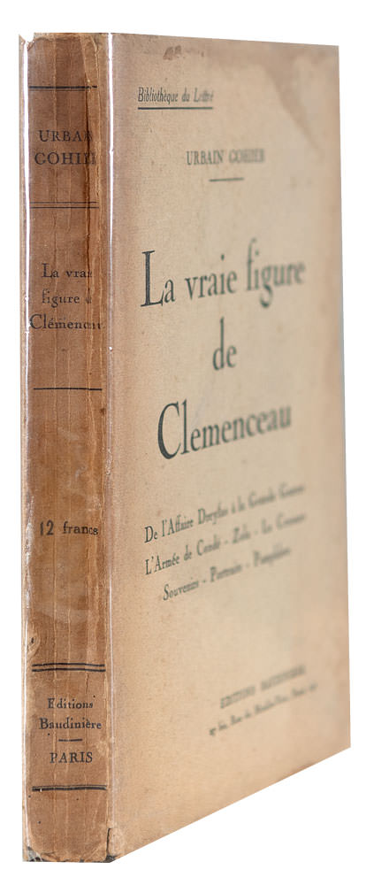 Livro - La vreaie figure de Clemenceau
