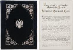 Livro - Manuscrito Da Casa Real Austria - Historical Ephemera Of The Royal House Of Austria